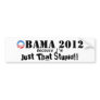 Anti Obama 2012 Bumper Sticker