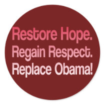 Anti Obama 2012 Election Sticker