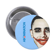 Anti-Obama - Abomination Pins