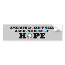 Anti Obama,anti hope bumper stickers
