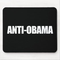 Anti-Obama - AntiObama white Mouse Pads