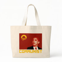 Anti-Obama: Barack Obama Communist Tote Bag
