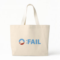Anti-Obama: Barack Obama Fail Tote Bag