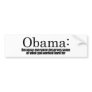 Anti-Obama - Because everyone deserves your money Bumper Sticker