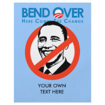 Anti-Obama - Bend Over for change flyers by antiobama Anti-Obama - Bend Over for change flyers