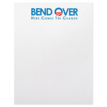 Anti-Obama - Bend Over for change letterhead