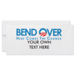 Anti-Obama - Bend Over for change Rack Card Template