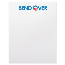 Anti-Obama - Bend Over letterhead