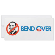 Anti-Obama - Bend Over rack cards by antiobama Anti-Obama - Bend Over rack cards