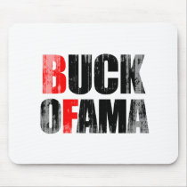 Anti-Obama - BUCK OFAMA 2 black Faded.png mousepads