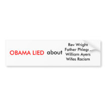 Anti Obama bumper stickers by docwillie Anti Obama bumper stickers