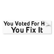 Anti Obama Bumper Sticker bumper stickers