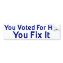 Anti Obama Bumper Sticker bumper stickers by hqbumperstickers Anti Obama Bumper Sticker bumper stickers