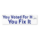 Anti Obama Bumper Sticker