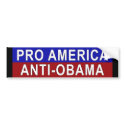Anti-Obama Bumper Sticker bumper stickers