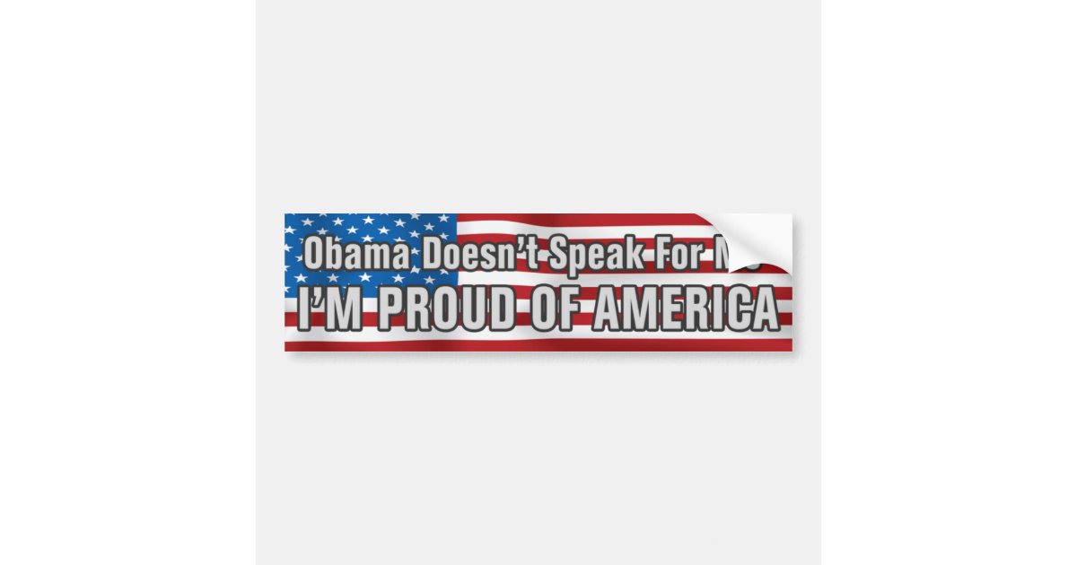 Anti Obama Bumper Sticker Zazzle 