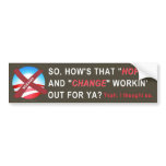 Anti-Obama Bumper Sticker (brown)