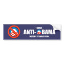 Anti-Obama bumper sticker - I was Anti-Obama befor bumper stickers