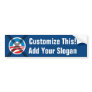 Anti Obama Bumper Sticker MAKE YOUR OWN!