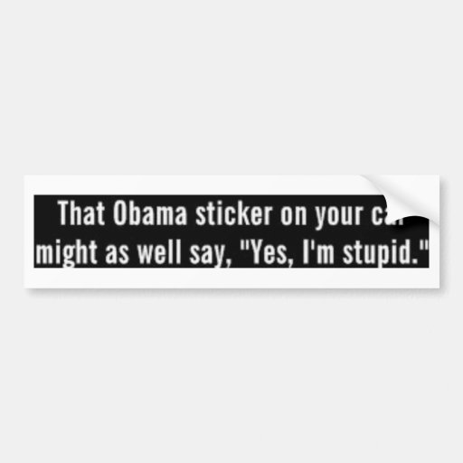 Anti Obama Bumper Stickers