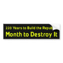 Anti Obama Bumpersticker by hqbumperstickers Anti Obama Bumpersticker