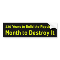 Anti Obama Bumpersticker by hqbumperstickers Anti Obama Bumpersticker