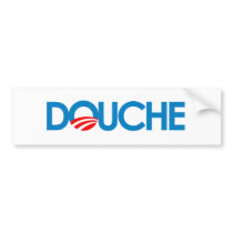 Anti-Obama Bumpersticker - Douche by antiobama Anti-Obama Bumpersticker - Douche