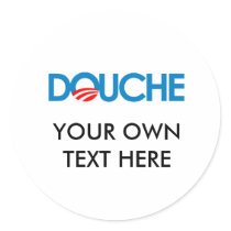 Anti-Obama Bumpersticker - Douche