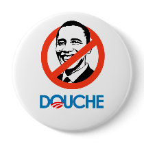 Anti-Obama Bumpersticker - Douche Button