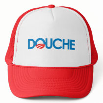Anti-Obama Bumpersticker - Douche Hat