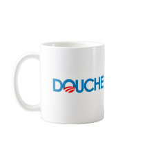 Anti-Obama Bumpersticker - Douche Coffee Mugs