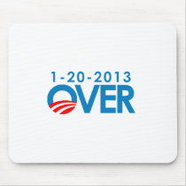 Anti-Obama Bumpersticker - Over 1-20-2013 Mouse Pads
