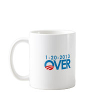 Anti-Obama Bumpersticker - Over 1-20-2013 Coffee Mugs