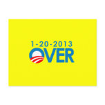 Anti-Obama Bumpersticker - Over 1-20-2013