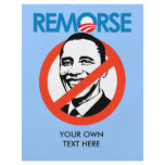 Anti-Obama Bumpersticker - Remorse Full Color Flyer