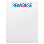 Anti-Obama Bumpersticker - Remorse Letterhead