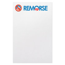 Anti-Obama Bumpersticker - Remorse stationery by antiobama Anti-Obama Bumpersticker - Remorse stationery