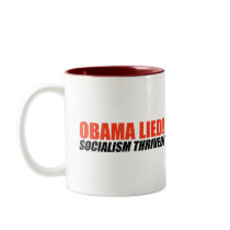 Anti-Obama Bumpersticker - Socialism Thrived Coffee Mug