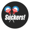 Anti-Obama Bumpersticker - Suckers