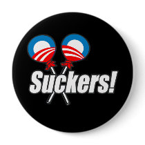 Anti-Obama Bumpersticker - Suckers Pins