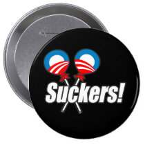 Anti-Obama Bumpersticker - Suckers buttons