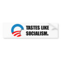 Anti-Obama Bumpersticker - Tastes like Socialism by antiobama Anti-Obama Bumpersticker - Tastes like Socialism