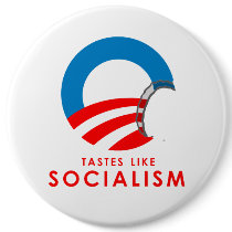 Anti-Obama Bumpersticker - Tastes like Socialism buttons by antiobama Anti-Obama Bumpersticker - Tastes like Socialism buttons