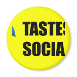 Anti-Obama Bumpersticker - Tastes like Socialism Fridge Magnet