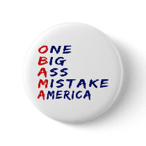 Anti Obama Button