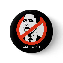 Anti-Obama Button / Customized by antiobama Anti-Obama Button / Customized