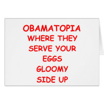 anti obama greeting cards