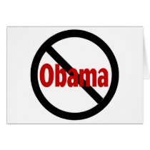Anti Obama cards by TeeZazzle Anti Obama cards