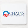 Anti-Obama - Chains we can believe in blue Mouse Pads