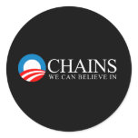 Anti-Obama - Chains we can believe in white